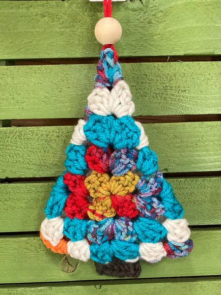 Crochet Granny Square Tree