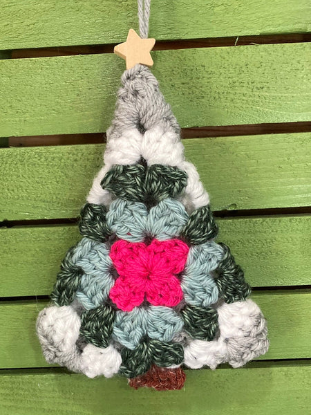 Crochet Granny Square Tree