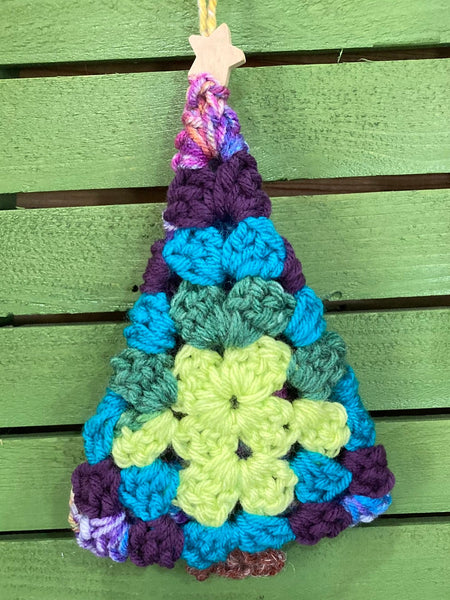 Crochet Granny Square Tree