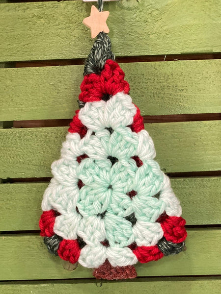 Crochet Granny Square Tree