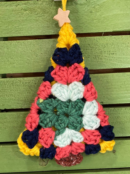 Crochet Granny Square Tree