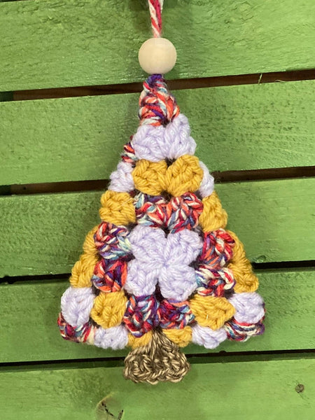 Crochet Granny Square Tree
