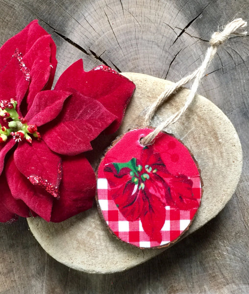 Gingham Poinsettia